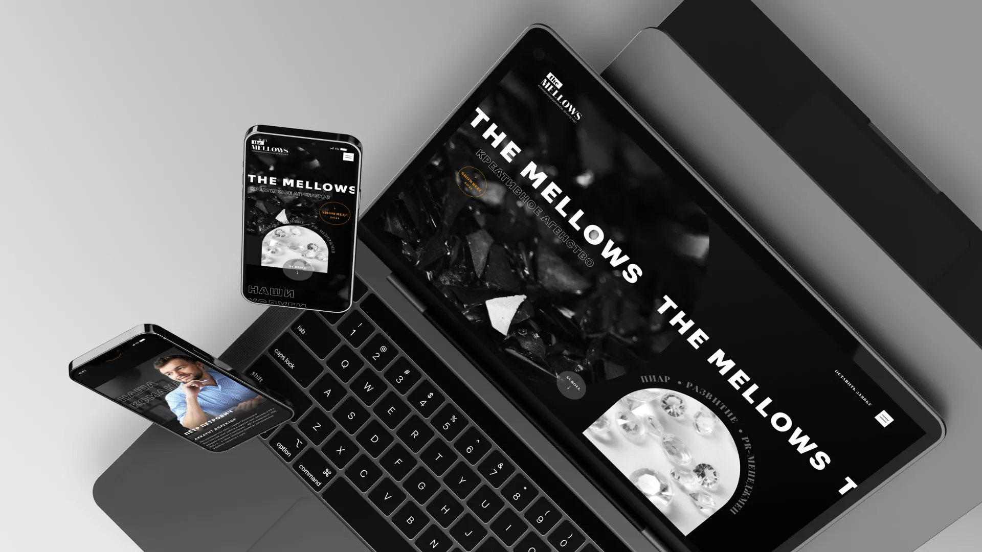 Разработка сайта креативного агентства «The Mellows» в Тихвине